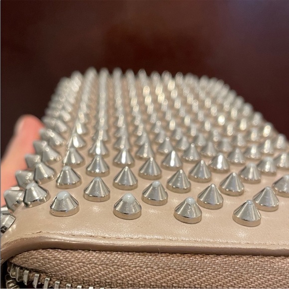 Authentic Christian LouboutinStudded Beige Wallet